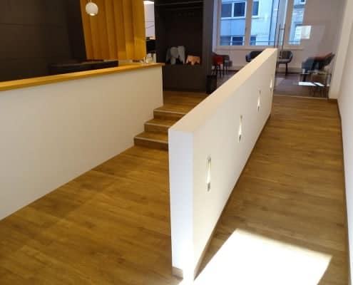 Empfang und Rampe in der Kieferorthopädie München DENTAL ONE®