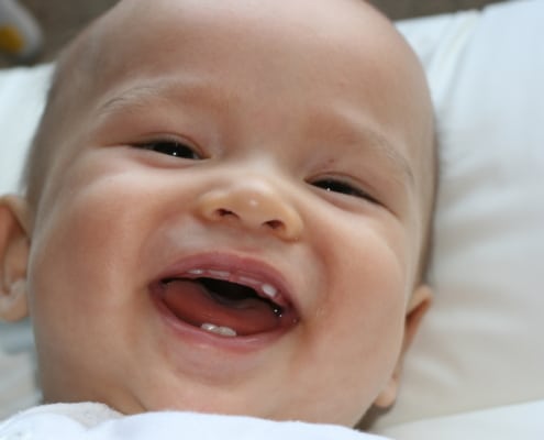 Zahndurchbruch bei Kindern